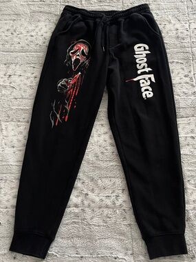 Cavity Colors Ghost Face Scream Joggers Sweatpants Size Adult Small Horror